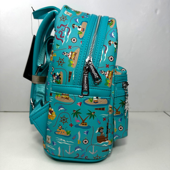 New Loungefly Disney Sensational 6 Pirate Backpack NWT Mickey Mouse and Friends - Picture 5 of 10